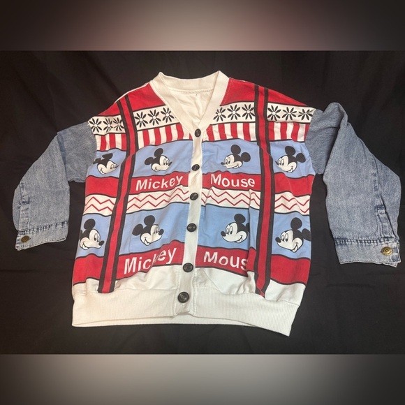 Jackets & Blazers - Vintage Mickey Mouse Cardigan Sweater